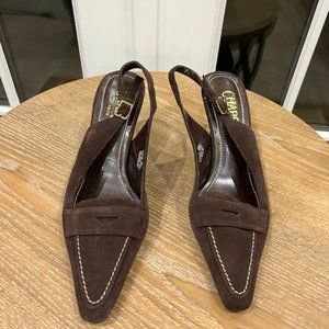 Women's Brown Suede heels